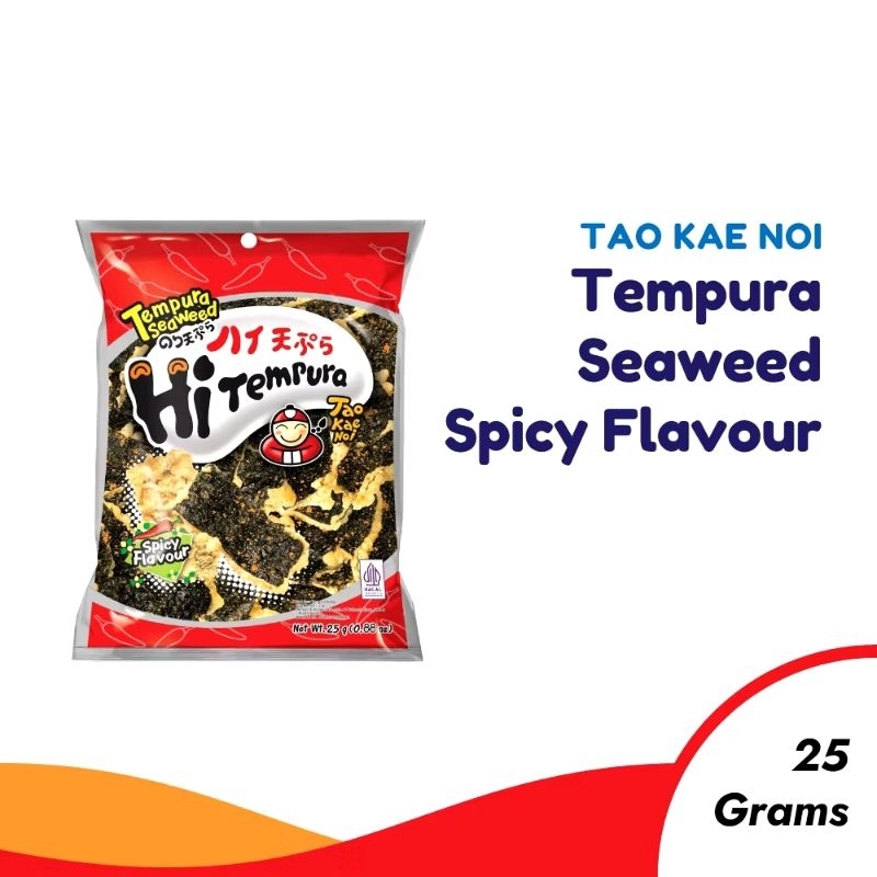 

Tao kae Noi hi tempura Seaweed SPICY 25 gram