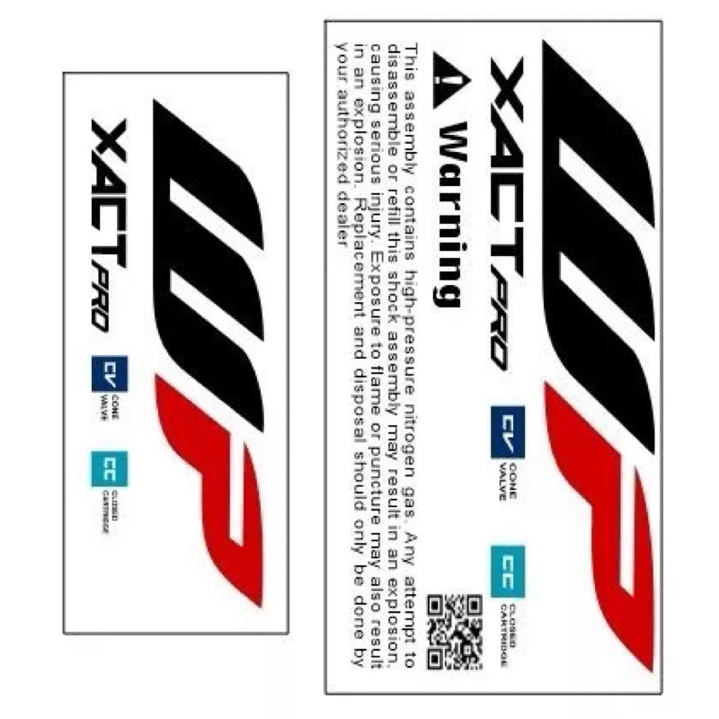 stiker monoshock WP SUSPENSION transparant sticker mono wp ktm sticker wp kecil transparan