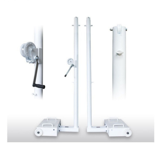 Tiang Badminton Portable Net Tiang Bulutangkis Portable