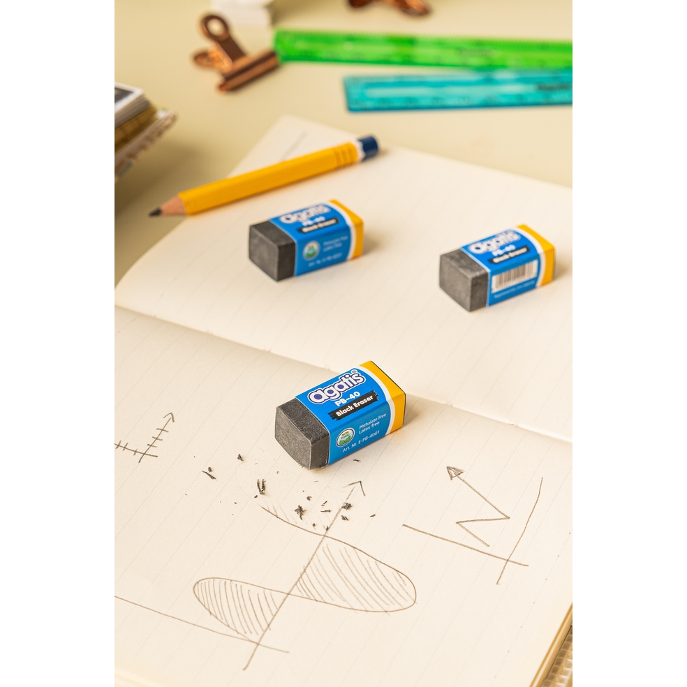 

Agatis - Penghapus Pensil Kecil P40 Black Eraser Set Isi 4 Pcs