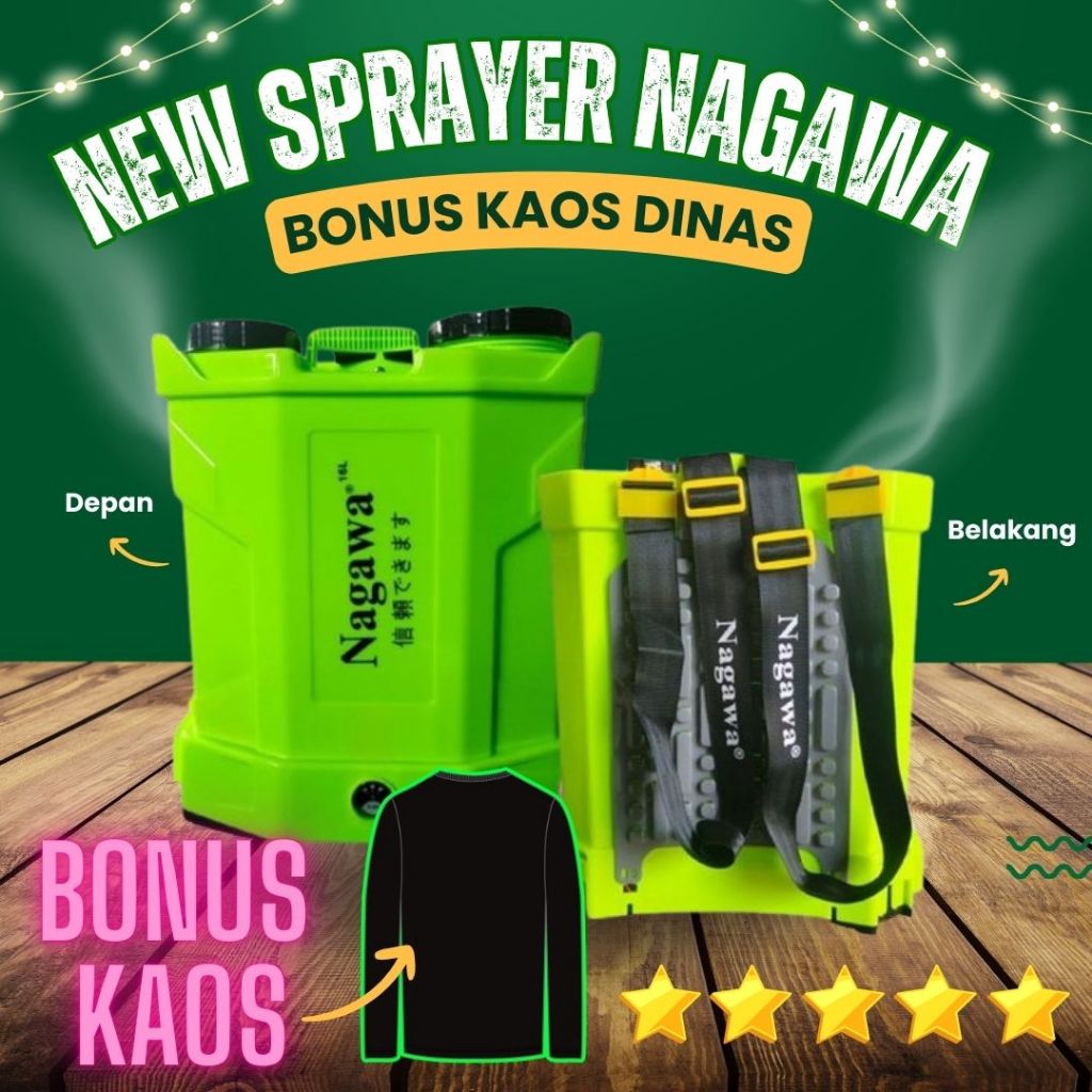 NAGASAKI Sprayer Elektrik 16 LITER Tengki Semprot | Tangki Semprot Elektrik Sprayer Disinfektan Memb