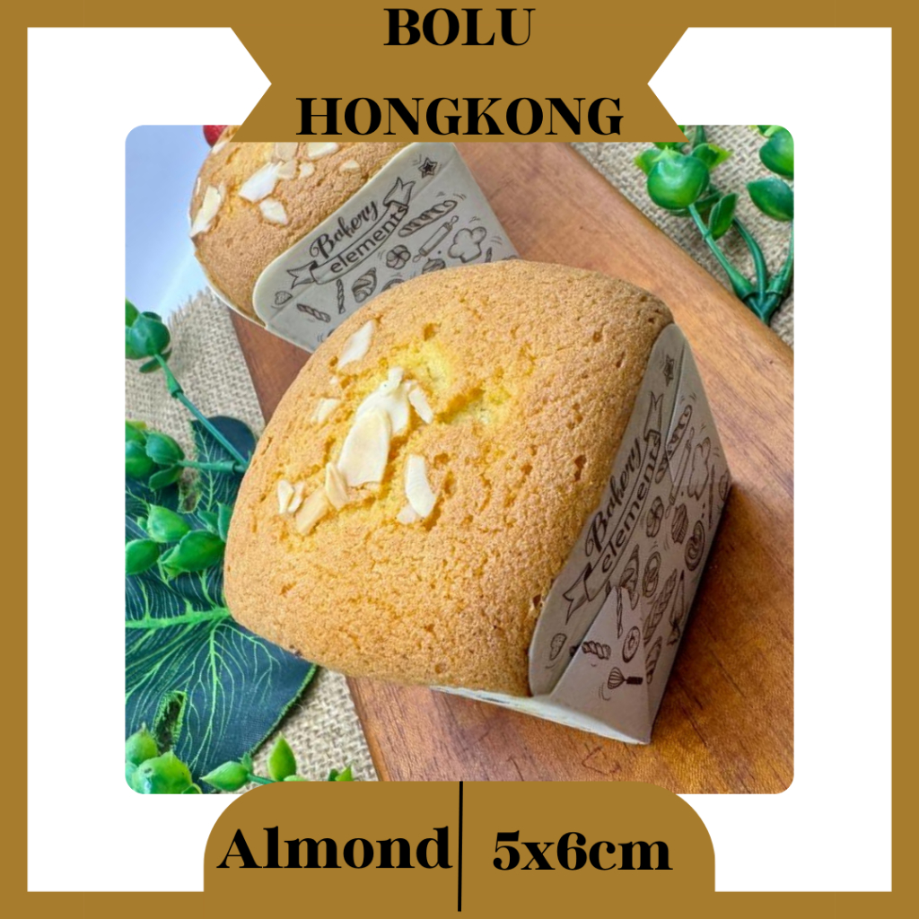 

Bolu Hongkong Kacang Almond / Bolu Panggang