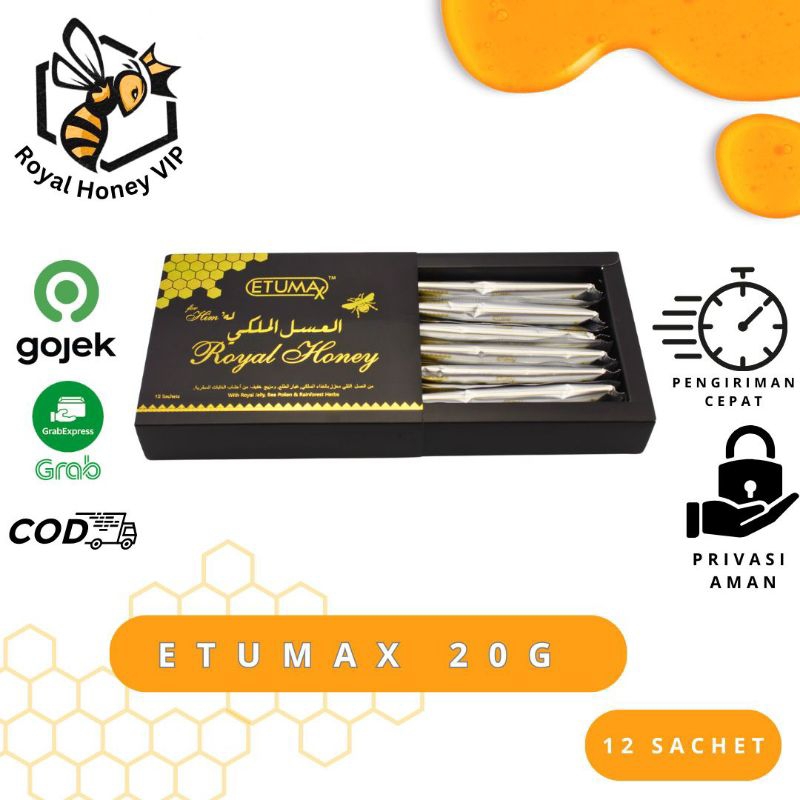 

Etumax Royal Honey For Him 1 Box 12 Sachet