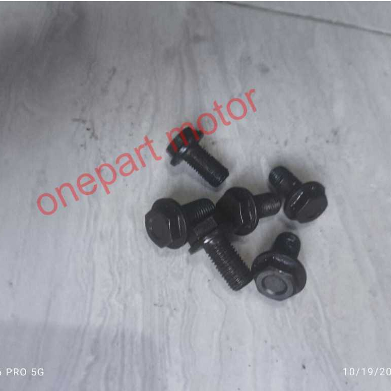 Baut gendeng flywheel agya ayla 1000 cc original