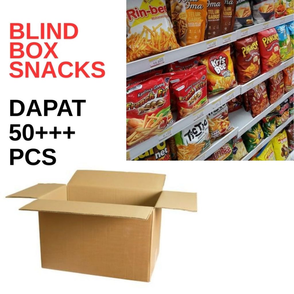 

BLIND BOX SNACK 1 DUS DAPAT 50+++ MIX SNACK