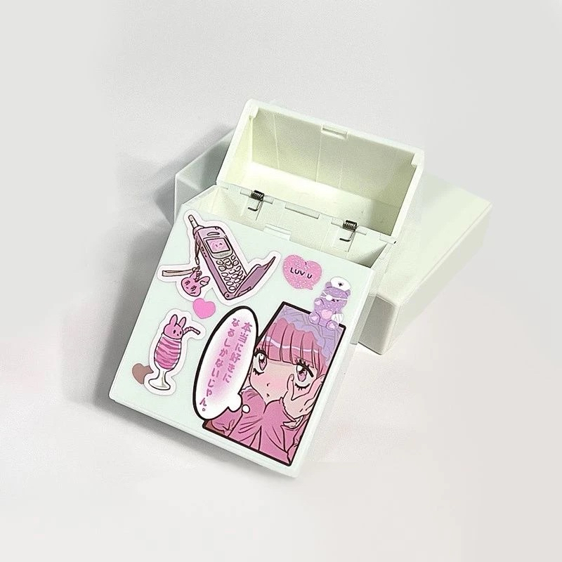 Arwana_Berry [ Stock] Kotak Box Photocard Akrilik Lomocard Storage Stationary Wadah Kpop Tempat
