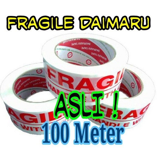 

Pilihan LAKBAN FRAGILE PUTIH DAIMARU PLAKBAN JANGAN DIBANTING 2 1 METER SOLASI ORINAL DAIMARU