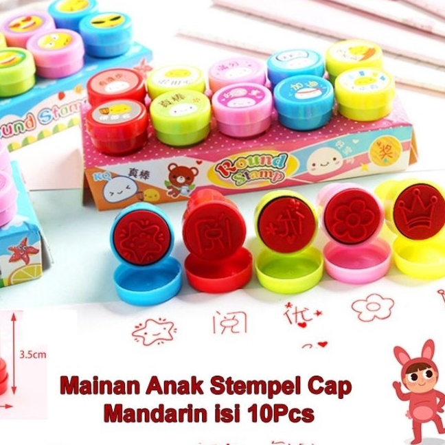 

FG2 Mainan anak stempel cap mandarin isi 1pcs