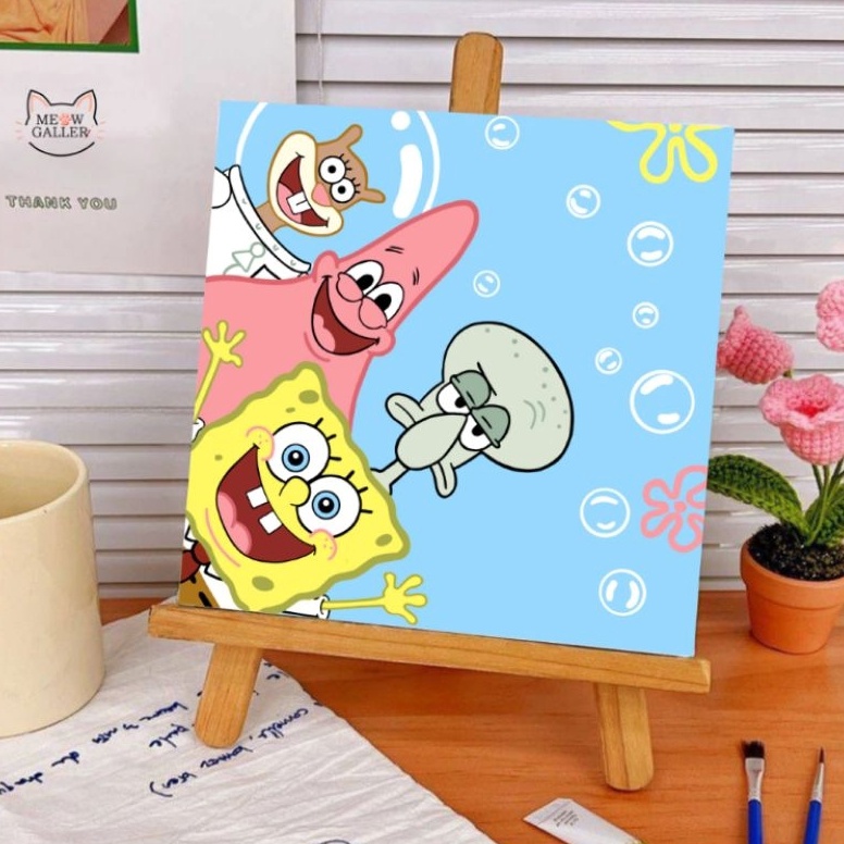 

Paint by Numbers 2x2cm Spongebob SquarePants Series v O7O2