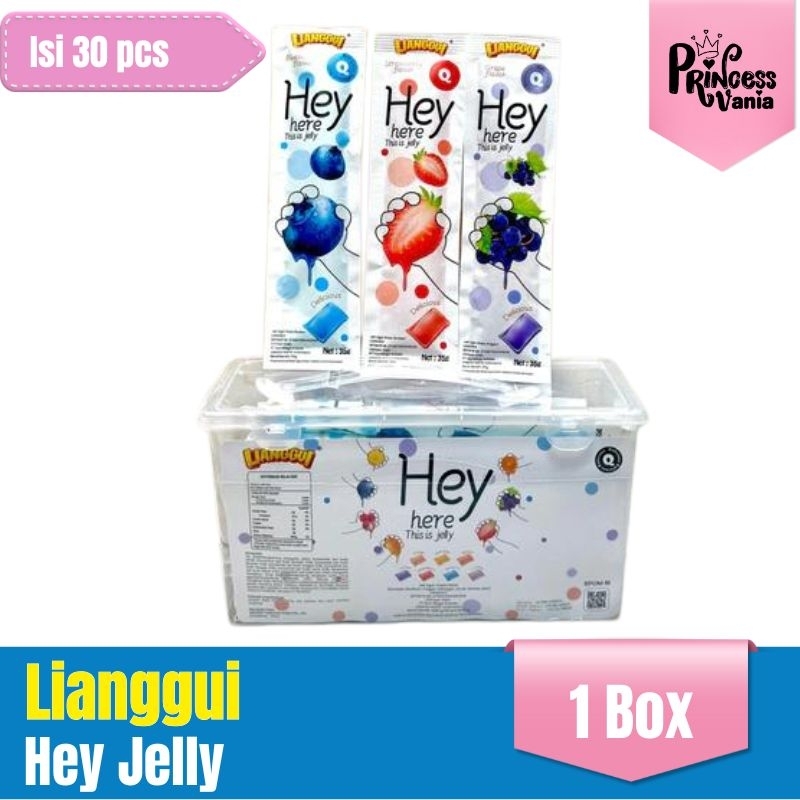 

LIANGGUI HEY JELLY ANEKA RASA KEMASAN 35GR JAJANAN JELI IMPORT HALAL ISI 30 PER BOX