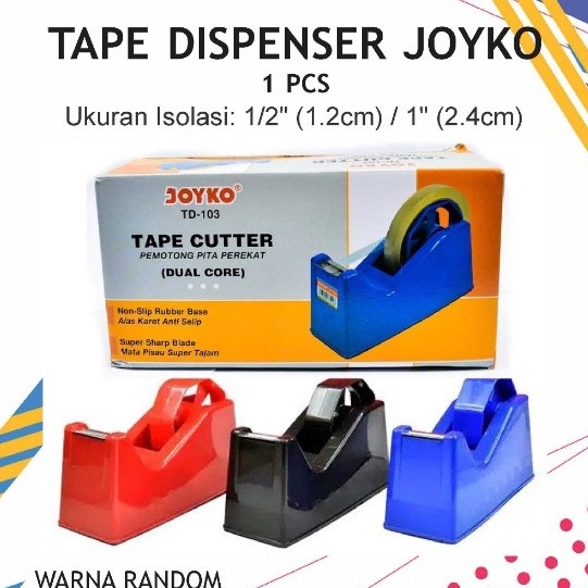 

Top TAPE DISPENSER TEMPAT ISOLASI SOLATIP JOYKO TD 13