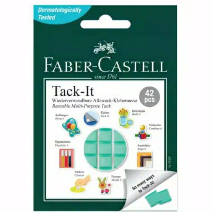 

Hot FaberCastell Tackit Reusable multipuose tack 42pcs