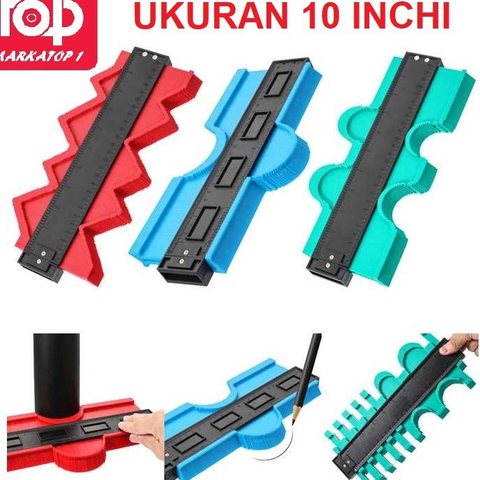 

HJ6 Contour Duplicator Profile Copy Gauge copy ruller alat copy bentuk Pengukur kontur AA
