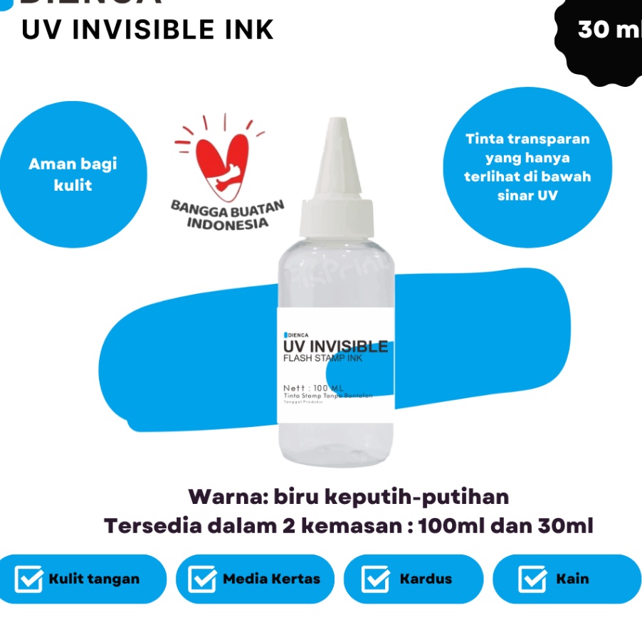 

KI3 Dienca Tinta UV Invisible 3ml