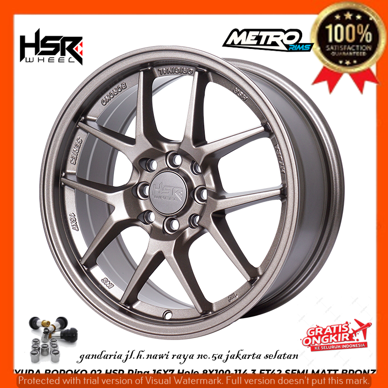 VELG PELEK RACING R16 RING 16 UNTUK MOBIL AVANZA XENIA BRIO CITY VIOS FREED DLL-JAKARTA SELATAN