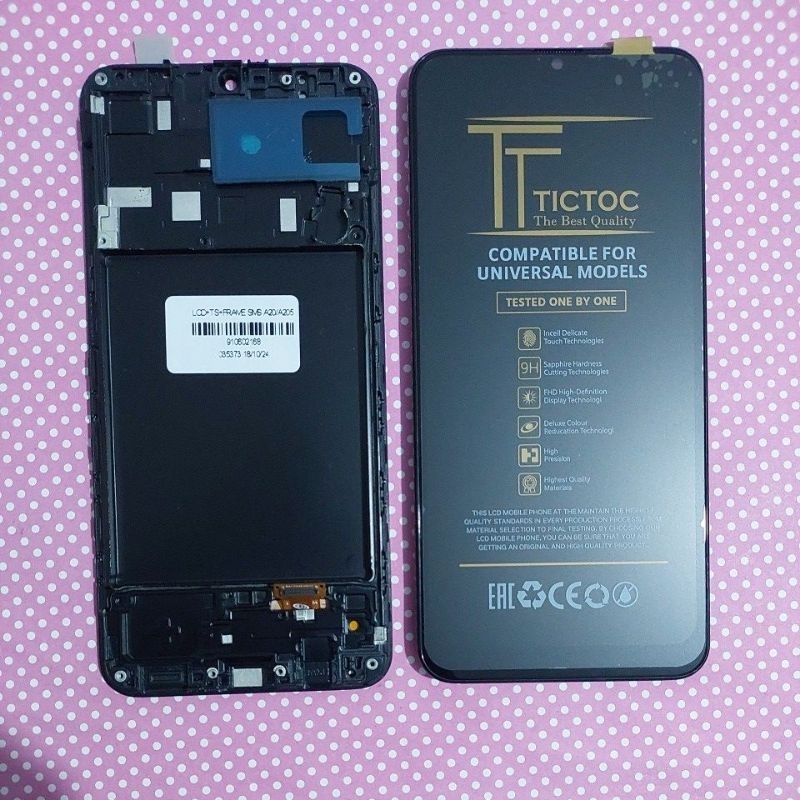 LCD SMG A20+PRRME TICTOC/LCD SMG A20 SHINSTAR+PREM