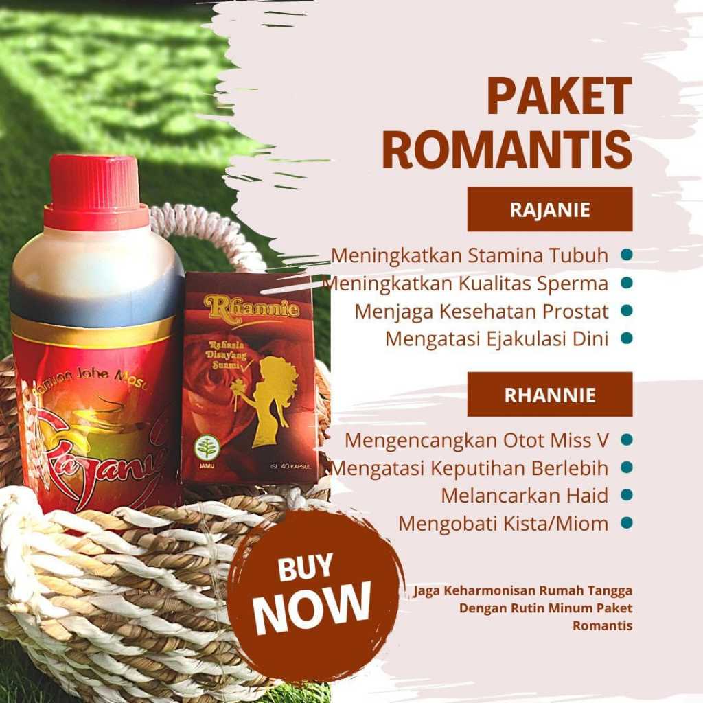 

Minuman Rhannie Rajanie Herbal (Paket Romantis) Menjaga Stamina Tubuh Secara Alami dan Aman