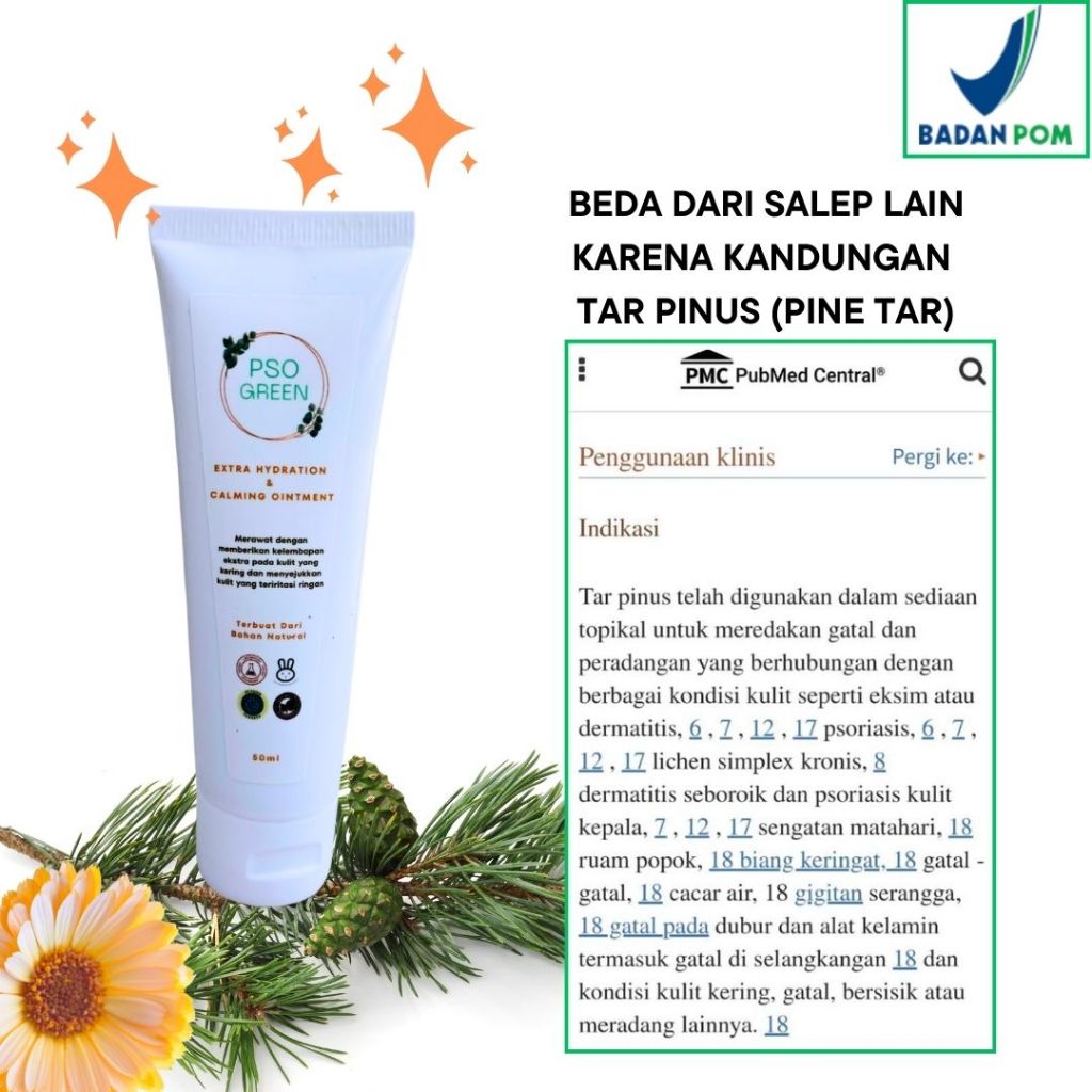 AZO1 Psogreen Salep Gatal Ampuh Selangkangan,Ketiak,Eksim,Infeksi Jamur,Psoriasis,Aman Bumil Busui