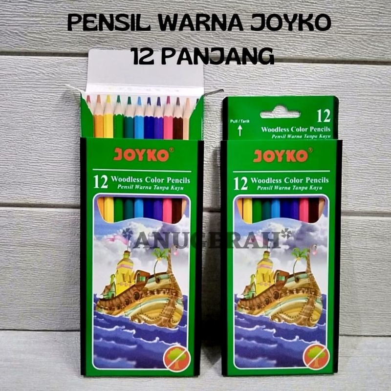 

Happy - Pensil Warna Joyko 12 Warna Panjang CP-103