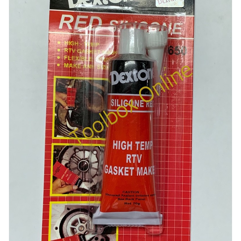 

KI3 Lem Kaca Red Sillicone Dextone 7 gr