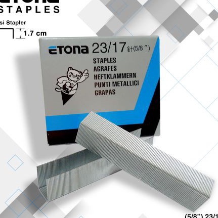 

KP8 ISI STAPLES ETONA 2317 518 GARANSI SEUMUR HIDUPProduksi Lokal