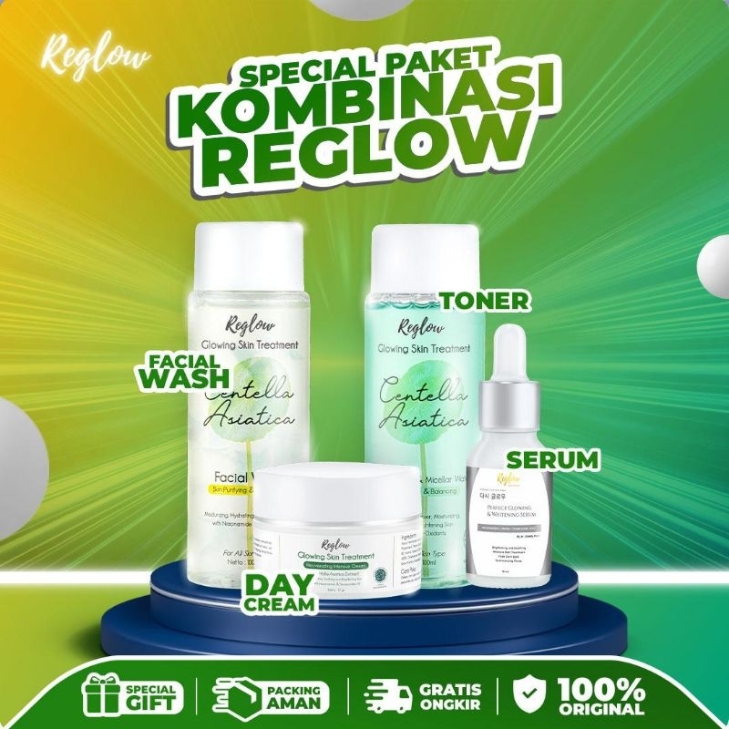 PAKET REGLOW BRIGHTENING] Reglow Skincare Original PaketBooster