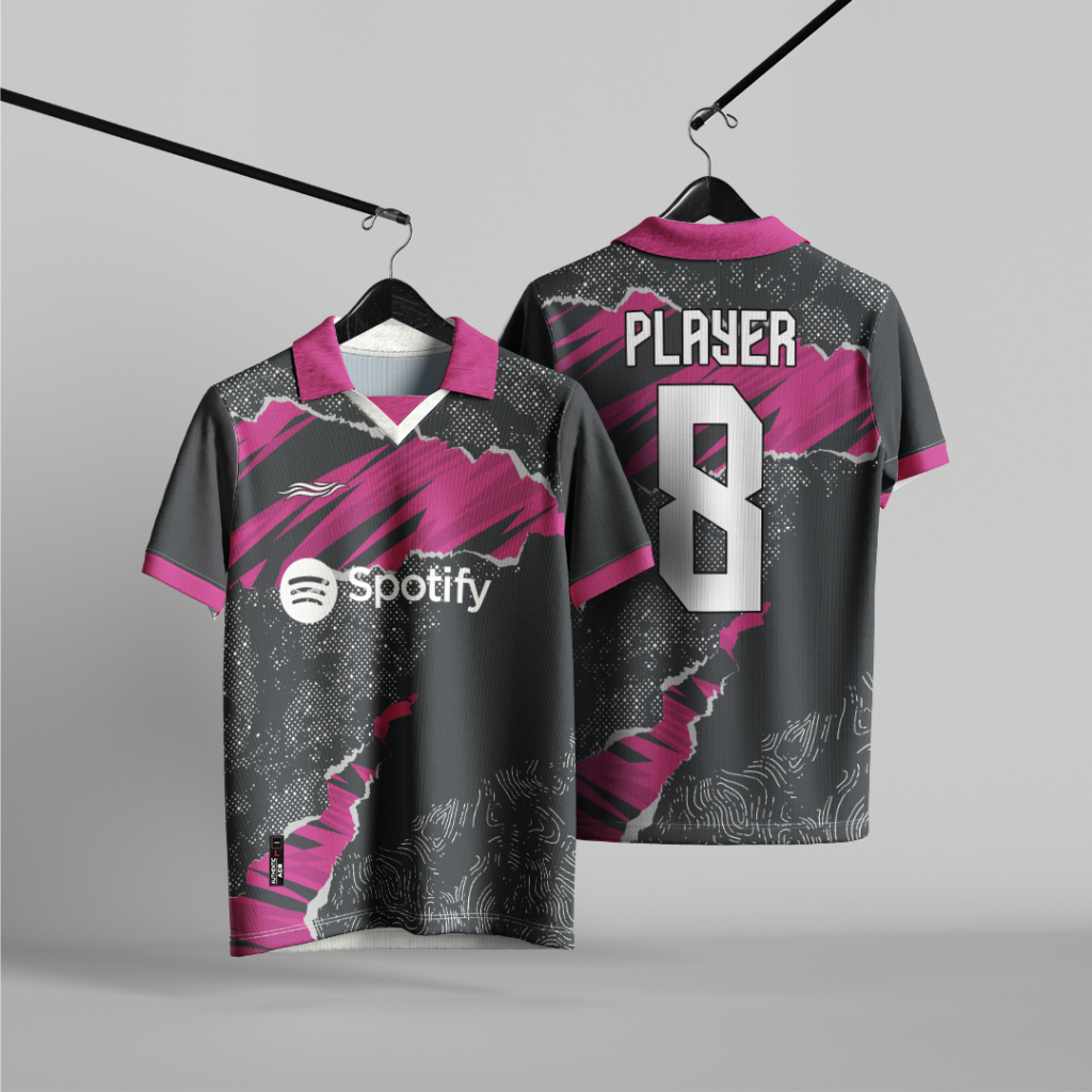 Jersey Futsal Printing Jersey Bola Baju Gratis Nama + Logo