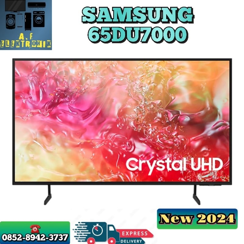 SAMSUNG 65DU7000 CRYSTAL UHD 4K SMART TV 65 INCH /UA65DU7000KXXD