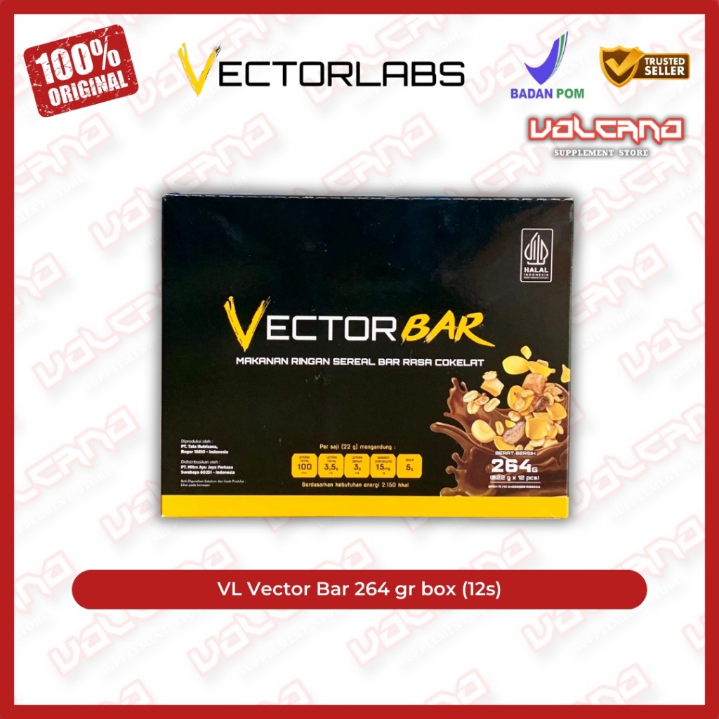

VL Vector Bar 264 gr Protein Sereal VectorLabs 12 sachet Labs