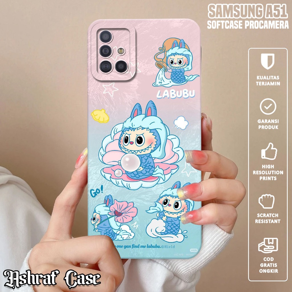 Case Samsung A51 - Casing Hp Samsung A51 ( Labubu ) Silikon Hp Samsung A51 - Softcase Hp - Softcase 