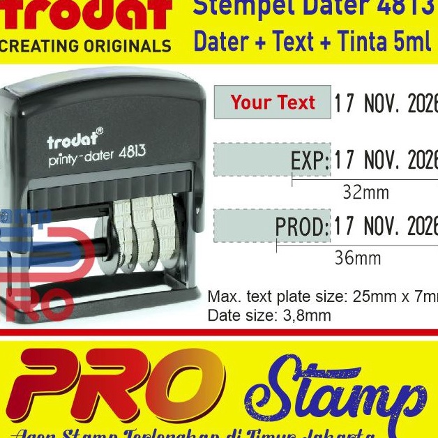 

FG2 Stempel Otomatis DateExpiredKadaluarsa Trodat 4813