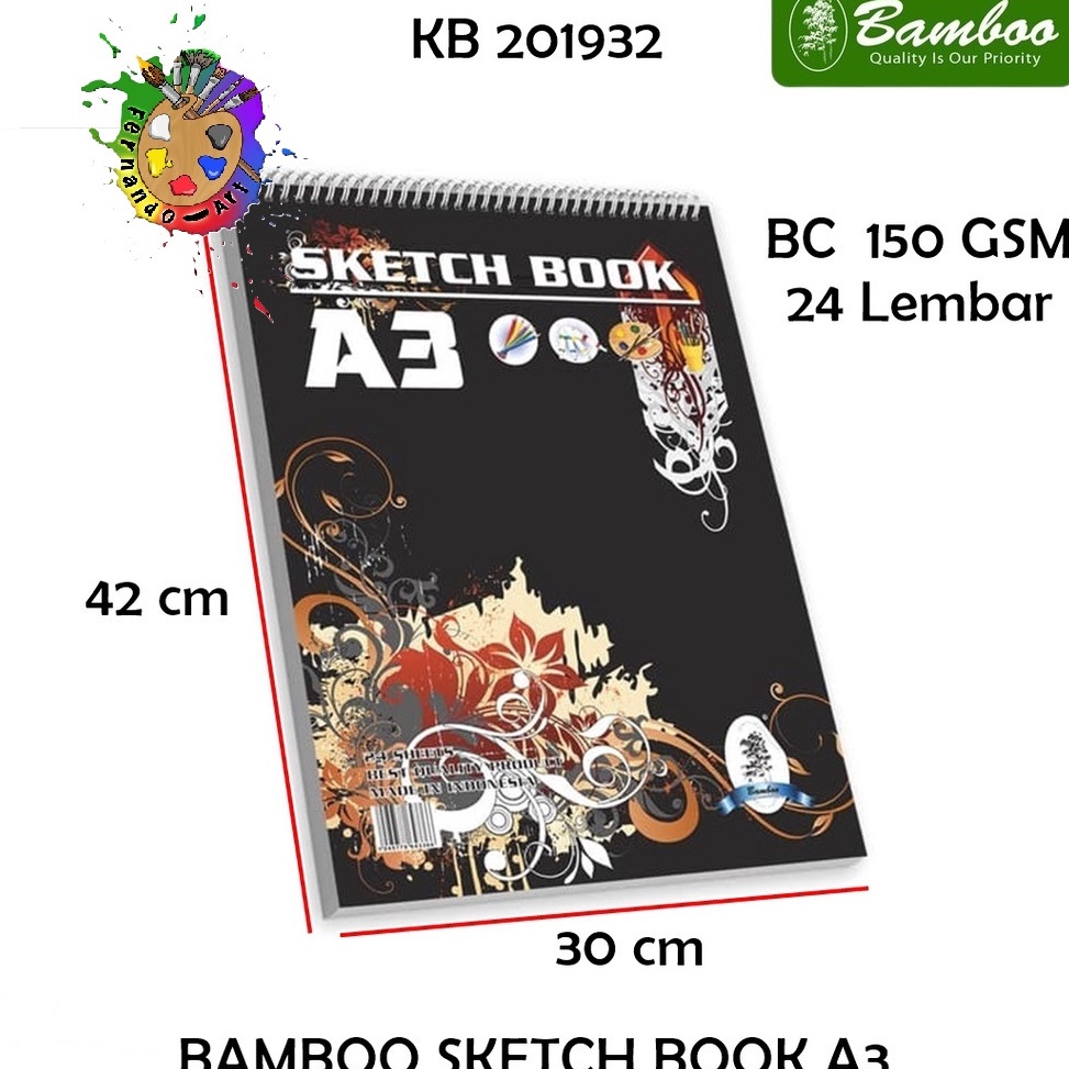 

Sketch Book Spiral Bamboo A3 u W1V6