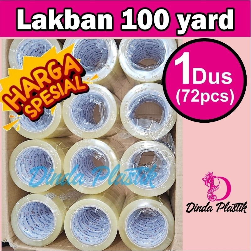 

72ROLL (1DUS/KARTON) LAKBAN BENING / COKLAT 48X100YARD