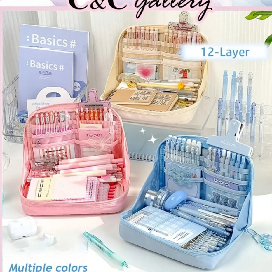 

Bonus TEMPAT PENSIL KOREA MULTI SEKAT UKURAN JUMBO