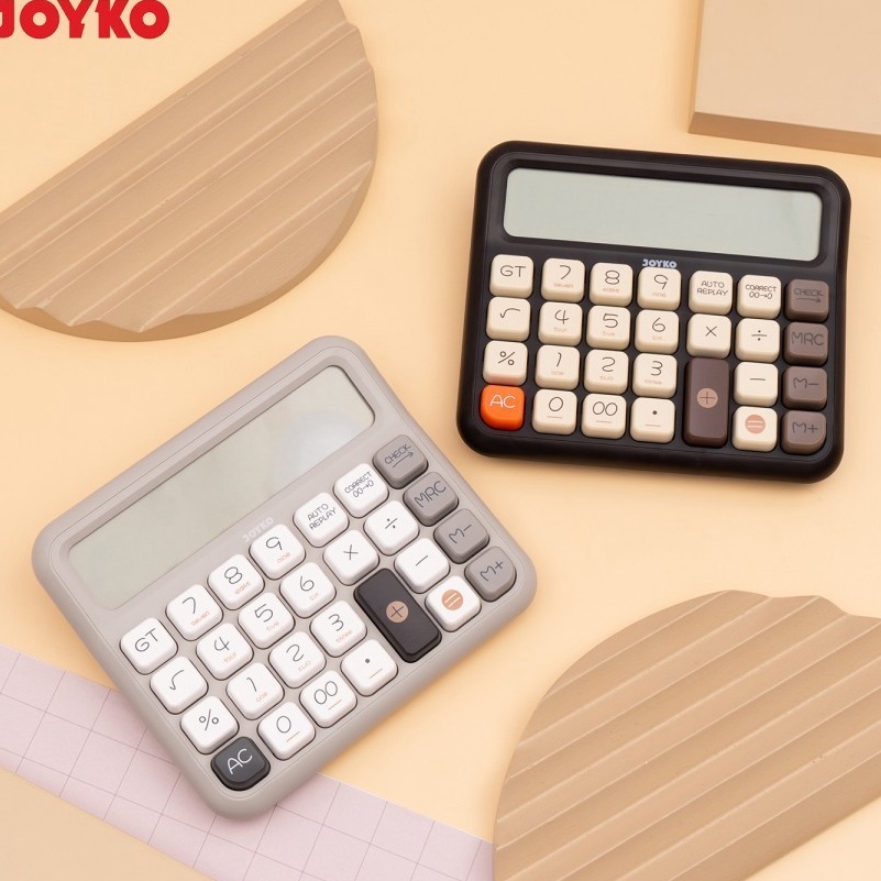 

Hemat Kalkulator Mechanical Button JOYKO CC63BCO Calculator Display 12 Dit
