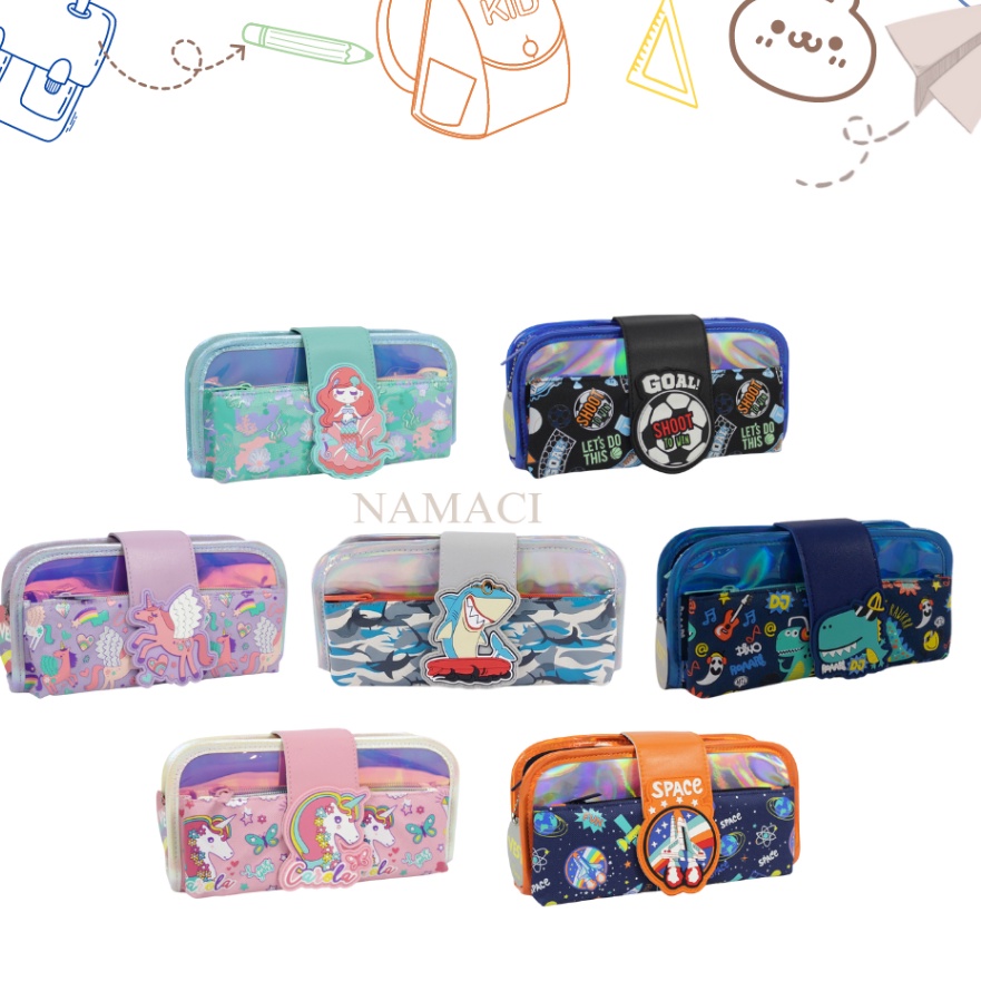

Terkini Tempat pensil lipat anak pencil case lipat 3 kotak pensil anak perempuan kotak pensil anak laki laki NAMACI