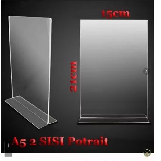 

tempat brosur A5 2mm