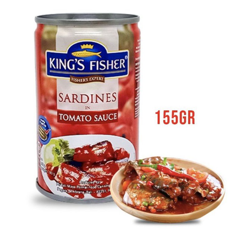 

Semuanya baru Kings Fisher Sarden Sardines Kaleng 155 gr