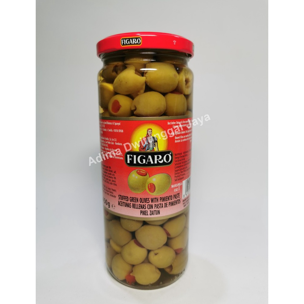 

Direkomendasikan Buah Zaitun Hijau Figaro Stuffed Green Olive 45 gr Pickles