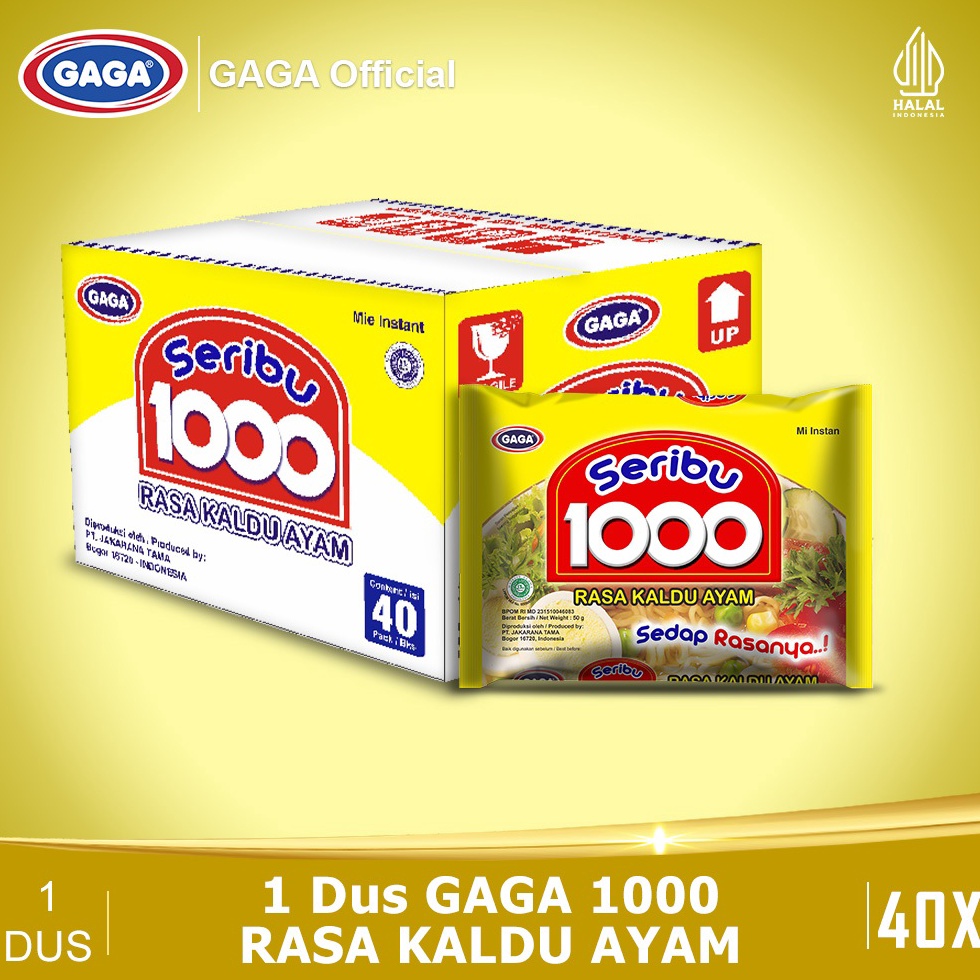 

Terdepan GAGA 1 Kaldu Ayam 1 dus 4 pcs Harga Grosir