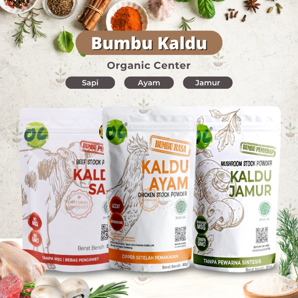 

Star seller Organic Center Kaldu Ayam Non MSG 8Gr Chicken Stock by Titi Kamal
