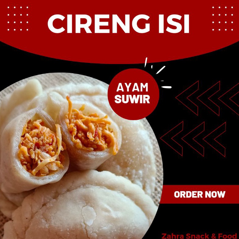

Harga Grosir Cireng Isi Ayam Suwir Pedas 8pcs