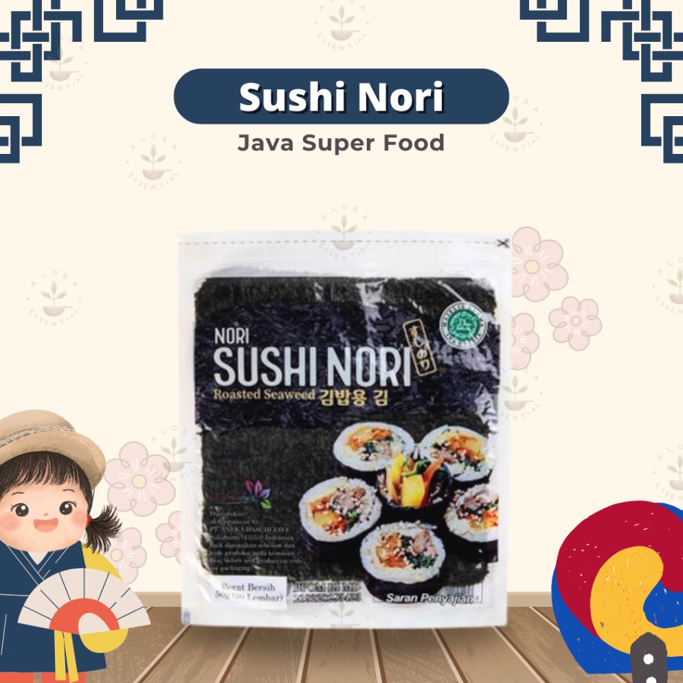 

Real Promotion JAVA Sushi Nori 1 5 Lembar Rumput Laut Kering 1 5 Lembar Halal