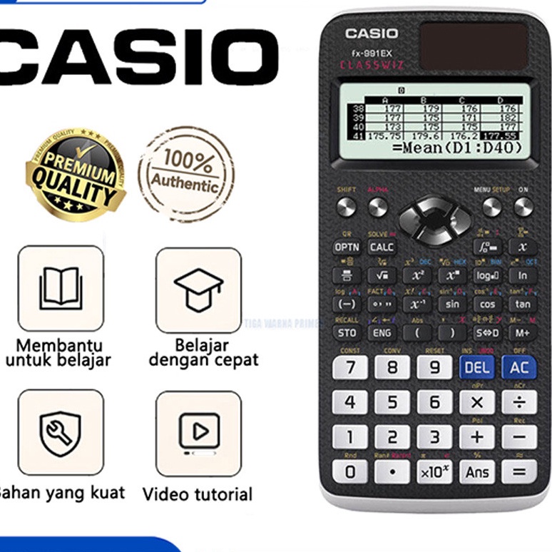 

Ekstra Kalkulator Scientific Casio FX991EX Kalkulator Scientific Casio ilmiah FX991EX Classwiz Asli dan Bergaransi FX991CW Kalkulator Ilmiah Orinal 991ESPlus Kalkulator Casio Scientific Calculator Casio Scientific Kalkulator Scientific Casio 82ms