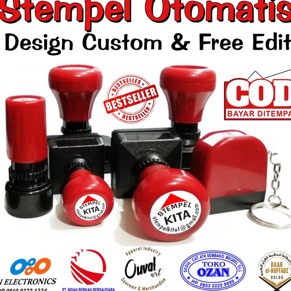 

KF7 stempel otomatis 1 warna desn custom