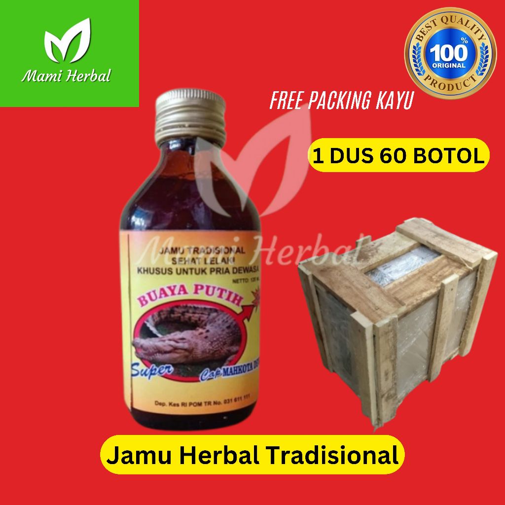 

JAMU BUAYA PUTIH 60 BOTOL