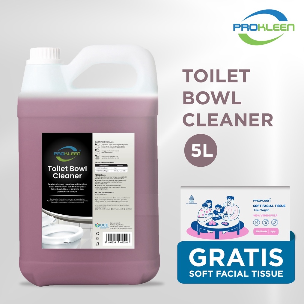 FREE GIFT Pembersih Toilet Bowl Cleaner Keramik Kloset PROKLEEN 5L KODE C4R9