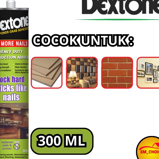 

KP8 LEM DEXTONE NO MORE NAILS 3 ml LEM ANTI PAKU LEM TANPA PAKU 223