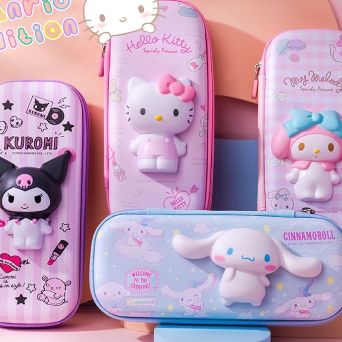 

HJ6 Tempat Pensil 3D Squishy Cute Wateroof Kotak Pensil Animal Squishy