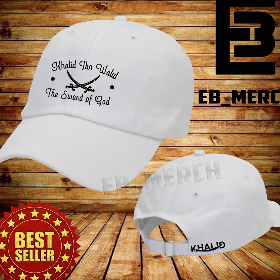 Super Delivery  Import Quality Topi BASEBALL KHALID BIN WALID Pria  Wanita EBMERCH